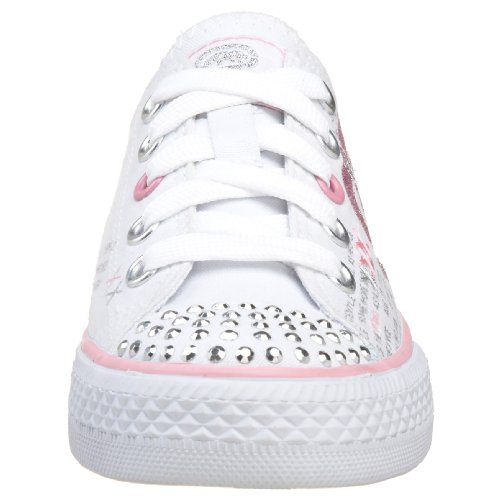 Marc Ecko Footwear CHALSIE-JITTERBUG - Zapatos de lona para bebé, color blanco, talla 34