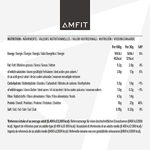 Marca Amazon - Amfit Nutrition Proteína de Suero Lácteo, Sabor Cheesecake de Limón, 1kg