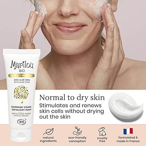 Marilou Bio Face Scrub 75 ml con aceite de Argán Exfoliante