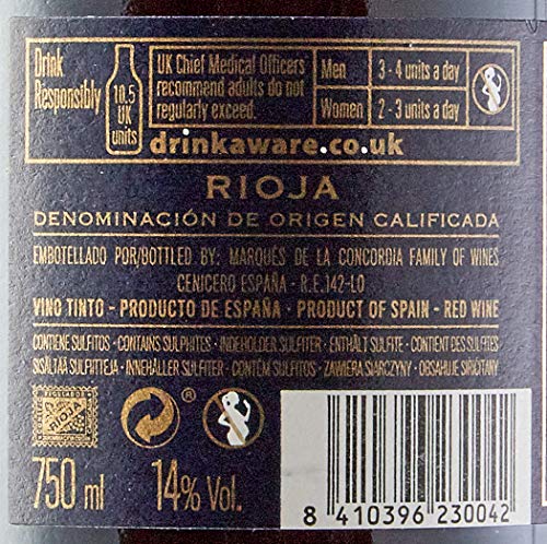 Marqués de la Concordia Reserva D.O Rioja Vino tinto - 750 ml