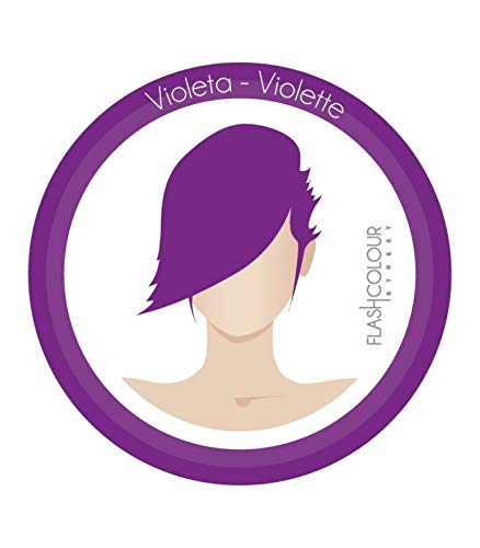 Mascarilla de Pelo Flash Colour Street Violeta Violette. 150 Ml. Sin Amoniaco. Eseuve Profesional.