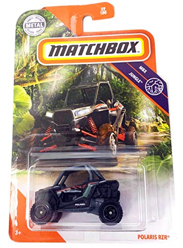 Matchbox 2020 MBX Jungle 59/100 - Polaris RZR (Negro)