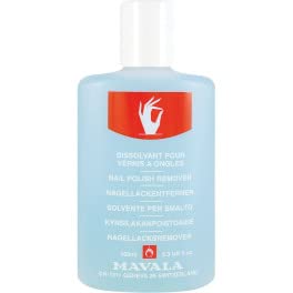 Mavala Quitaesmalte Azul de Uñas con Acetona con Glicerina y Aceite de Ricino | Recomendado para Uñas Frágiles, Secas y Quebradizas, 100 ml