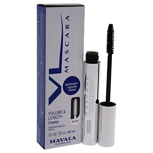 Mavala volumen y longitud Mascara, cremoso, Negro