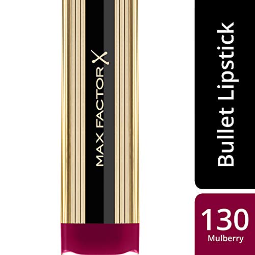 Max Factor - Barra de labios Color Elixir Lipstick con vitamina E, tono Mulberry 130