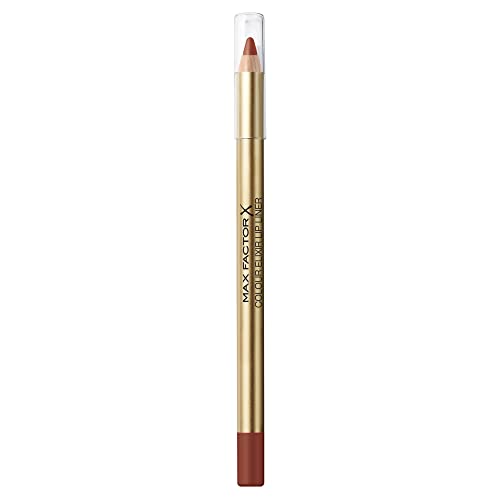 Max Factor Colour Elixir Lip Liner, Perfilador de labios, Tono 15 Soft Spice - 4g