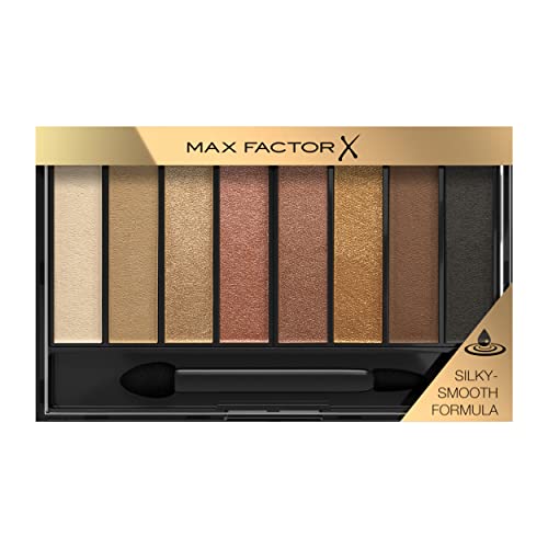 Max Factor Masterpiece Nude Palette - Paleta de sombras de ojos, tono golden nudes