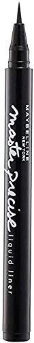 MAYBELLINE Master Precise Liquid Eyeliner Black 10 g, 1UN Unisex Adulto, Negro, Estándar