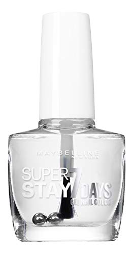 Maybelline SuperStay 7Days 25 Base Transparente 10ml Transparente esmalte de uñas - esmaltes de uñas (Transparente, Base Transparente, Francia, 1 pieza(s), 10 ml, 21 mm)