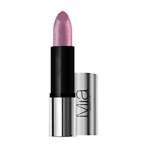 MIA Makeup Lux Lip Color Barra de labios con acabado metálico-perlado enriquecido con microperlas, cremoso y cómodo en los labios (598)