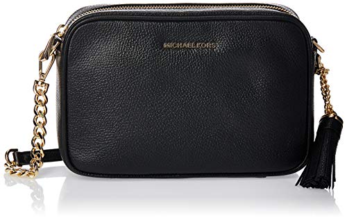 Michael Kors Crossbody, Bolso Bandolera para Mujer, Negro (Black), 15x10x5 cm (W x H x L)