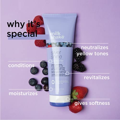 Milk Shake Silver Shine Conditioner, Banana, 250 Mililitro