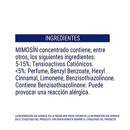 Mimosin Creaciones Suavizante Concentrado Flor de la Pasión y Bergamota 60 lavados