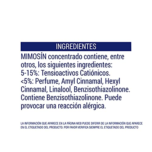 Mimosin Creaciones Suavizante Concentrado Flor de Tiaré y Frutos Rojos 60 Lavados