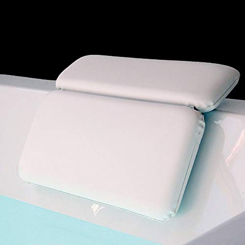 MINGZE Almohada Bañera, Almohada de Baño, Reposacabezas Bañera con Ventosas Cojín para Bañera Ergonómico para SPA en Casa Bañera de Hidromasaje e Hidromasaje, Cojín Reposacabezas para Bañera Jacuzzi