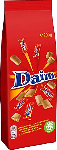 Minis de Daim, mantequilla, caramelo de almendra en chocolate con leche - 6x200 g -