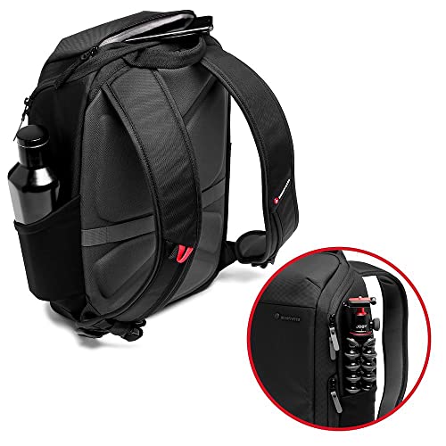 Mochila Manfrotto Advanced Compact III para Cámara y Portátil, Mochila para Cámara sin Espejo con Objetivos, con Divisores Acolchados Intercambiables y Accesorio para Trípode