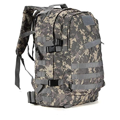 Mochila táctica de montañismo para Deportes al Aire Libre en 3D, Mochila para Acampar, Mochila de Viaje, Bolsa táctica Militar 50L