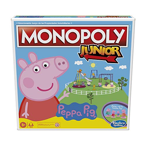 Monopoly- Junior Peppa Pig, Multicolor