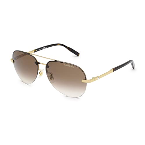 Mont Blanc Hombre gafas de sol MB0018S, 002, 60