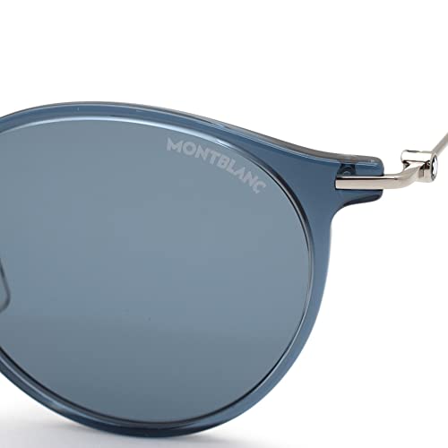 Montblanc gafas de sol MB0097S 004 azul azul con un tamaño de 50 mm de Hombre