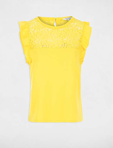 MORGAN DE TOI DILETA Top para Mujer L Amarillo