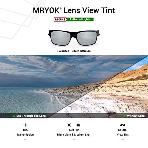 Mryok Lentes de repuesto para Oakley Conductor 8 OO4107 - Opciones