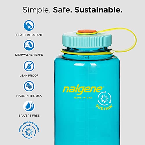 Nalgene Uni Classic Wh - Botella de agua (1 L), color marrón