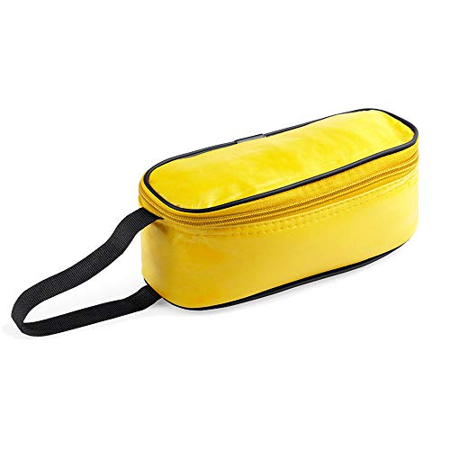 Natuiahan Portabocadillos Aislante Bolsa Sandwich Premium con Asa en Nylon Reforzado, Cierre de Cremallera y Interior en Forro de Aluminio. Fiambrera Pequeña Práctica