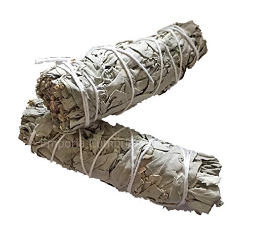 Nature's Spirit California White Sage x 2 (2 unidades) varitas para manchas de 4.5 pulgadas