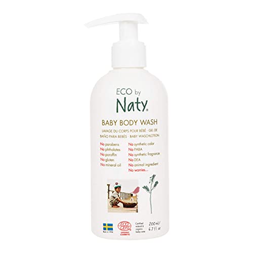 Naty Organic Baby Body Wash, 200 ml