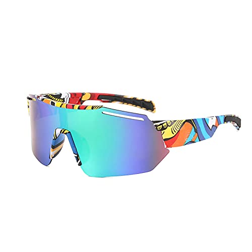 NC Gafas Sol Polarizadas Ciclismo Hombre Mujer Gafas De Sol Hombre Mujer Polarizadas Ciclismo Deportivas Redondas