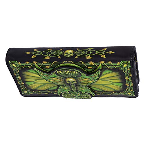 Nemesis Now Absinthe La Fee Verte-Monedero de Hada Verde, 18,5 cm