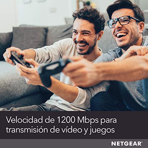 Netgear EX6120 Amplificador de WiFi AC1200 Mbps, repetidor WiFi Dual Band, 1 Puerto