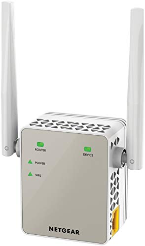 Netgear EX6120 Amplificador de WiFi AC1200 Mbps, repetidor WiFi Dual Band, 1 Puerto