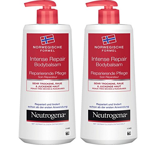 Neutrogena Árbol de Fórmula Intense Repair Body Bálsamo, 250 ml - Lot de 2