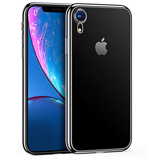 NEW'C Funda para iPhone XR, Anti- Choques y Anti- Arañazos, Silicona TPU, HD Clara