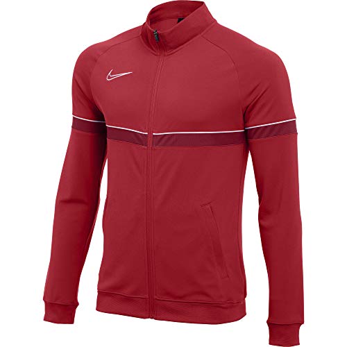 NIKE Dri-fit Academy 21 - Chaqueta deportiva para hombre, Hombre, Chaqueta deportiva, CW6113, University Rojo/Blanco/Gym Rojo/Blanco, S