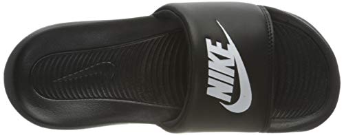 Nike Victori One, Chanclas Mujer, Black/White-Black, 36.5 EU