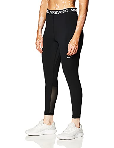 NIKE W NP 365 Tight 7/8 HI Rise Leggings, Mujer, Black/(White), XS