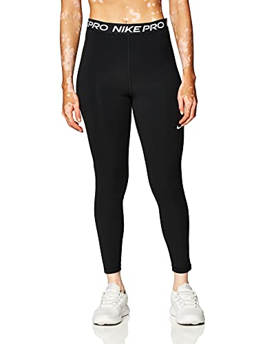 NIKE W NP 365 Tight 7/8 HI Rise Leggings, Mujer, Black/(White), XS