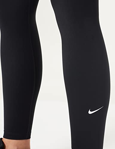 NIKE W One MR TGHT 2.0 Leggings, Black/(White) XS para Mujer (DD0252)