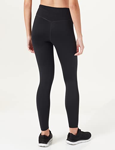 NIKE W One MR TGHT 2.0 Leggings, Black/(White) XS para Mujer (DD0252)