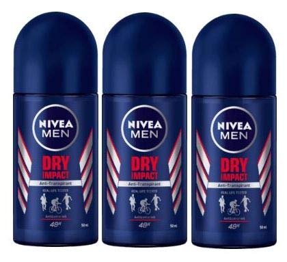 Nivea Hombres Cuidado Deodorant Dry Impact Anti transpirant Roll On 50 ml