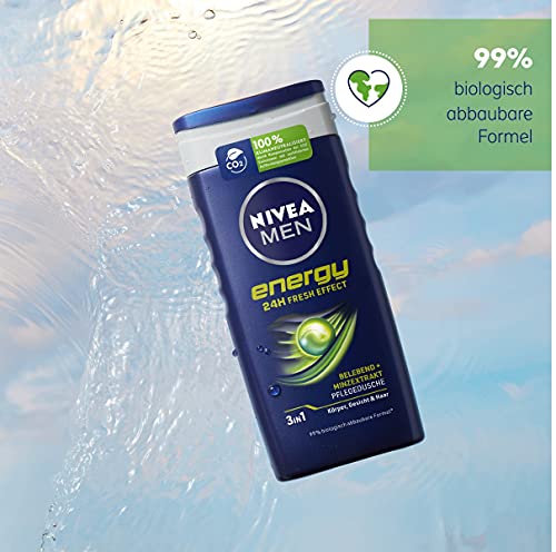 Nivea Men Energy Gel de ducha, 250 ml