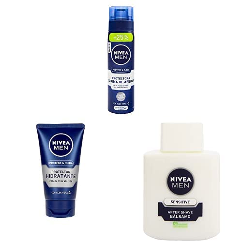 Nivea Men Originals Espuma de Afeitar Extra Hidratante + Nivea Men Originals Protector Hidratante + NIVEA MEN Sensitive Bálsamo After Shave