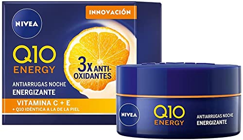 Nivea Q10 Energy Crema de Noche Antiarrugas + NIVEA Q10 Aceite de Argán Body Milk hidratante