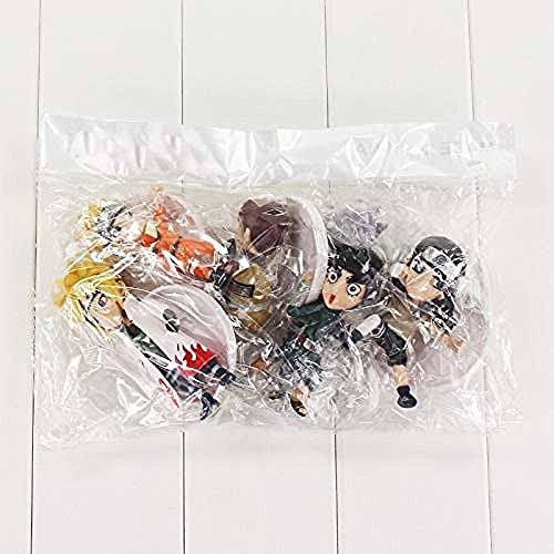 No WEIbeta 6 Piezas/Lote Naruto Figura Juguete Itachi Gaara Kakashi Shikamaru Sasuke Yondaime Neji Dolor Deidara Sasori Dulce Modelo muñecas HG