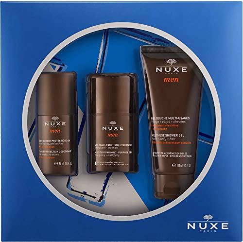 Nuxe men gel hidratacion 50ml+ desodorante 50ml + gel ducha 100ml