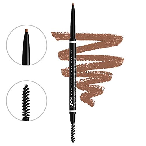 NYX Professional Makeup Kit Dúo Brow Essentials Micro Brow Pencil & Control Freak Clear Brow Gel, Tono: Taupe